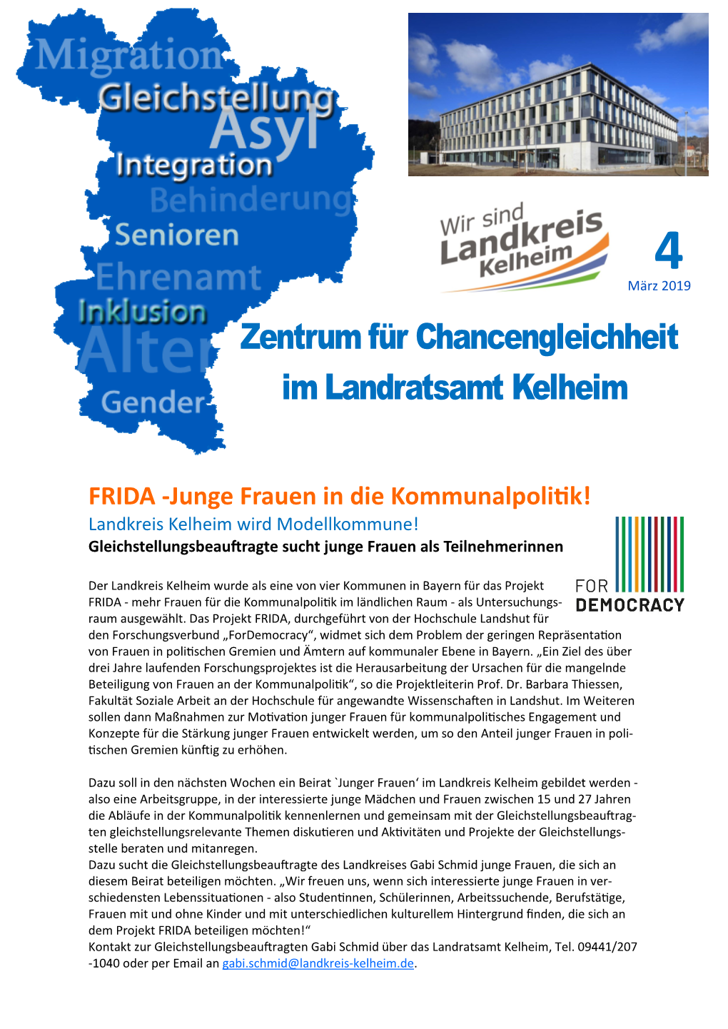 Newsletter Nr. 4, Herausgabe Am 12.3.2019