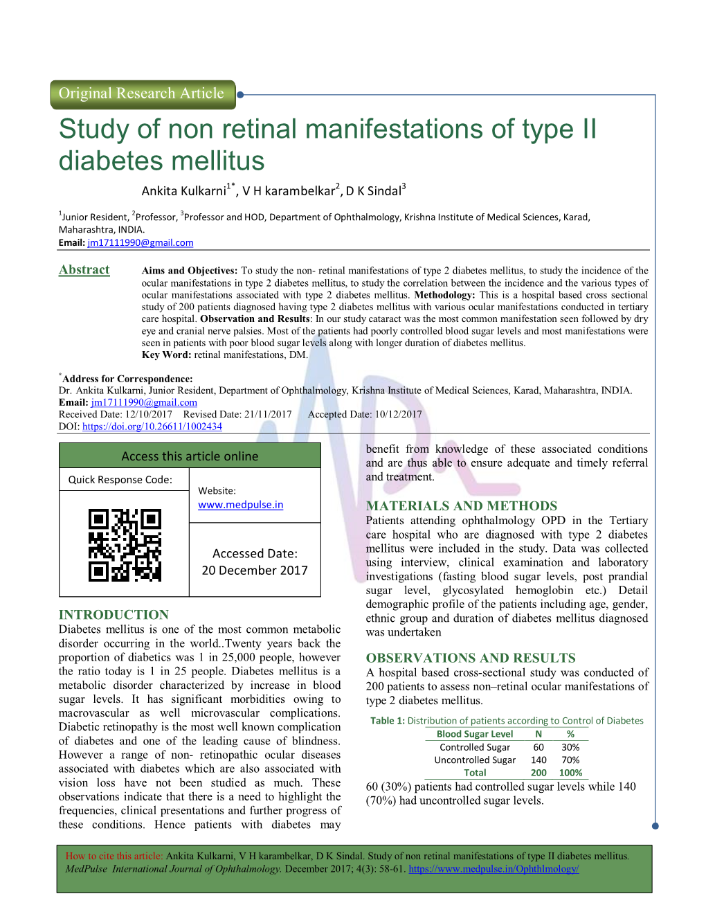 Type of Article