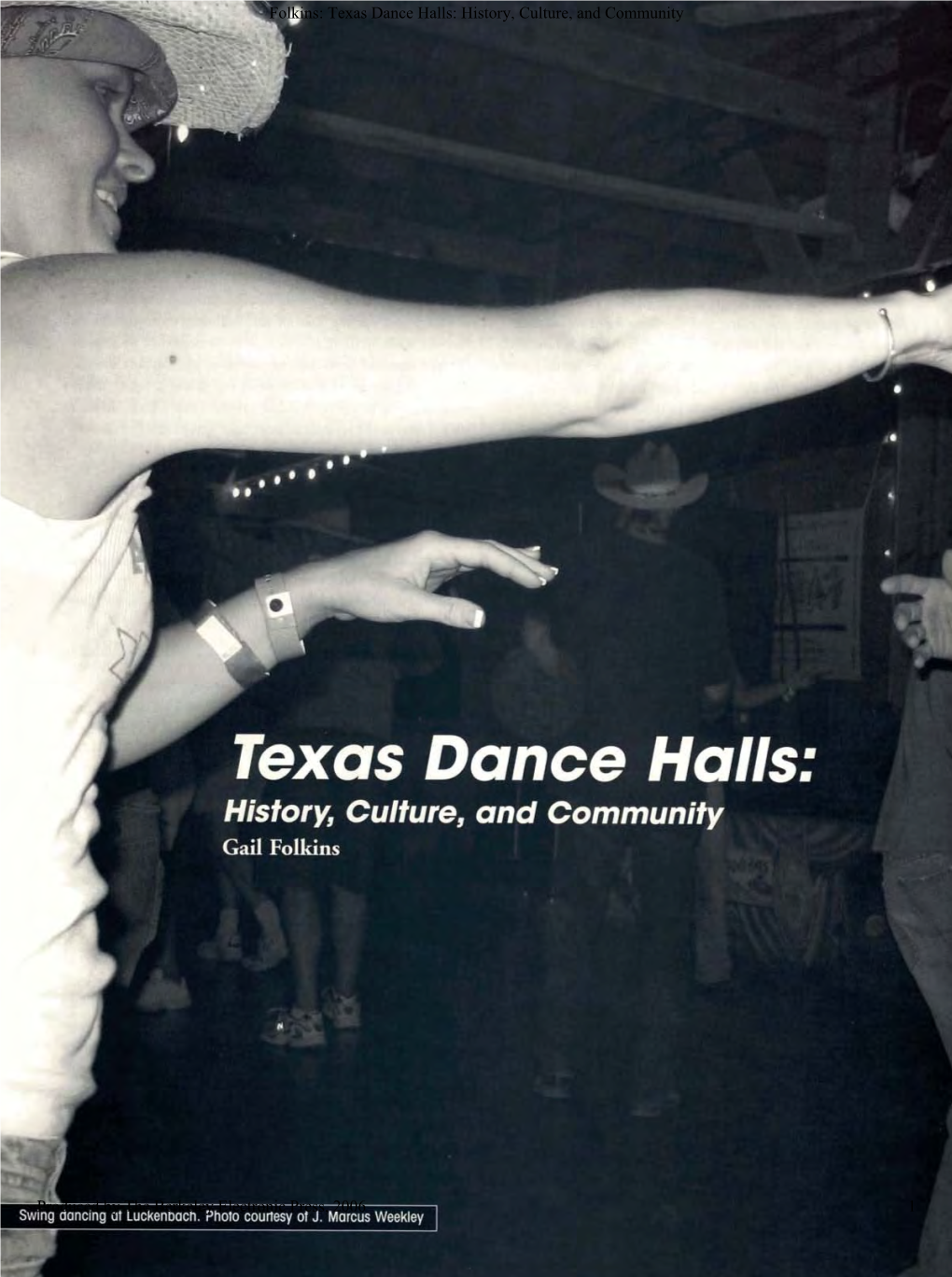 Texas Dance Halls: History, Culture, and Community
