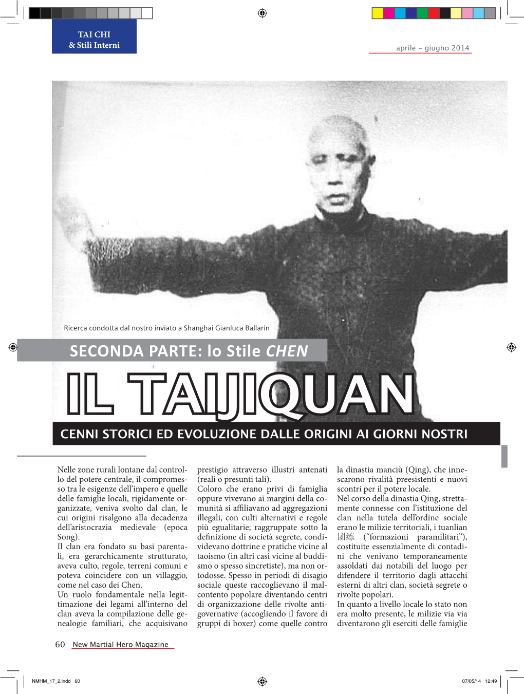 Il Taijiquan Cenni Storici Ed Evoluzione Dalle Origini Ai Giorni Nostri