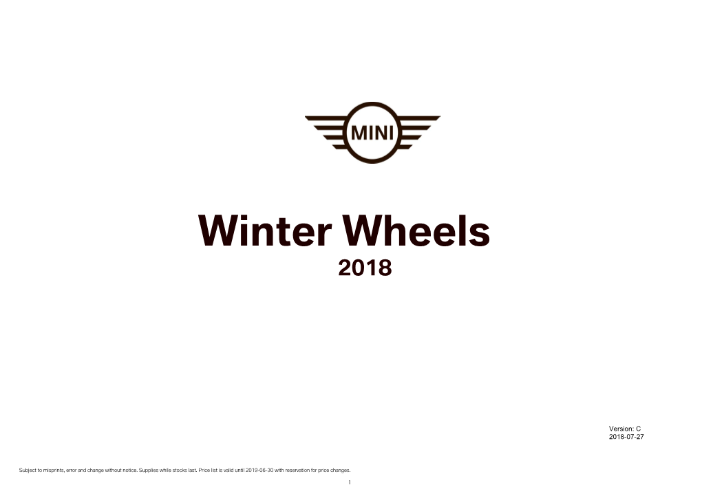 Winter Wheels 2018