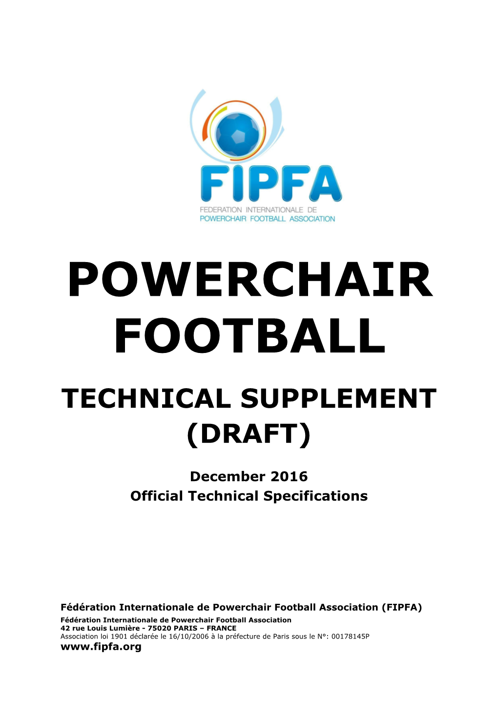 FIPFA Technical Supplement