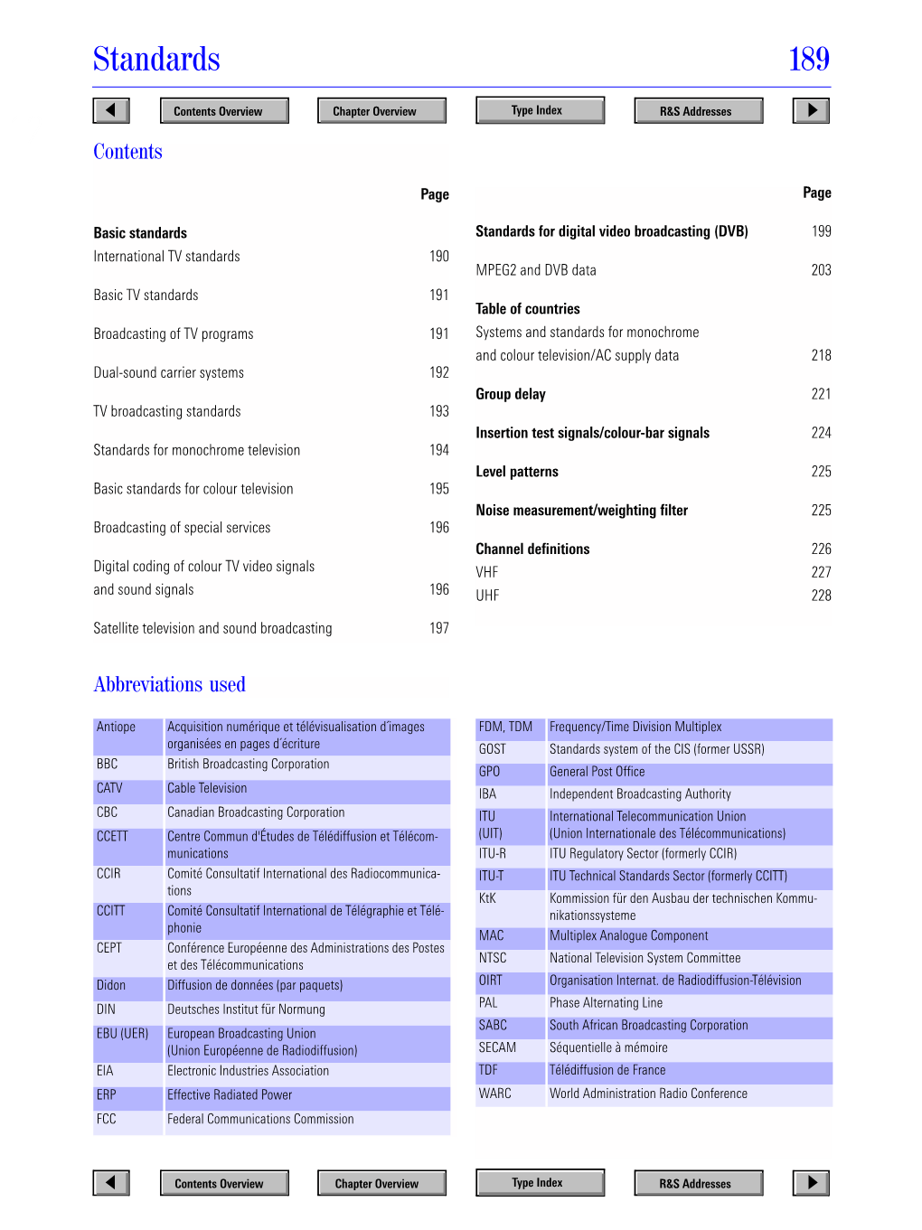 Catalog Sound and TV Broadcasting 2002/2003