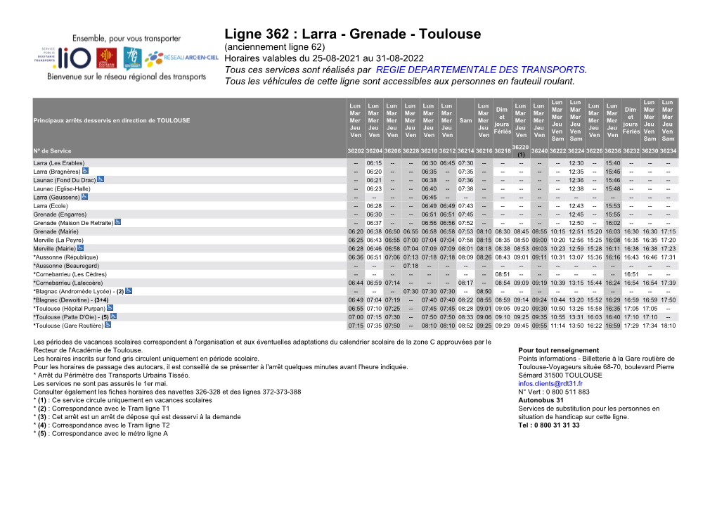 Ligne 362 : Larra