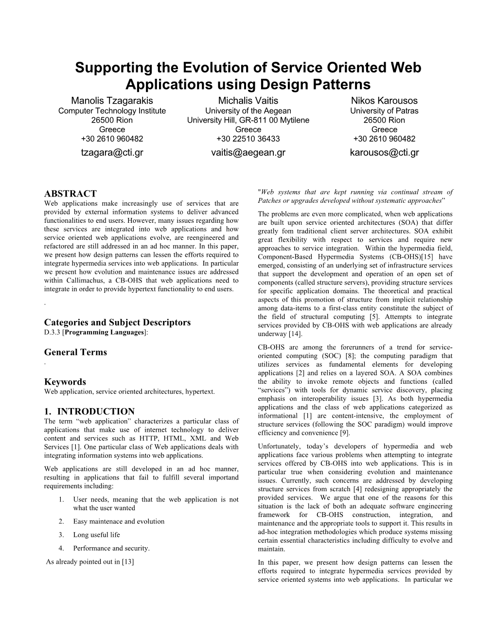 Proceedings Template