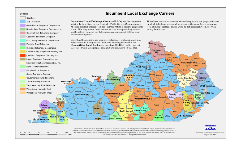 Incumbent Local Exchange Carriers