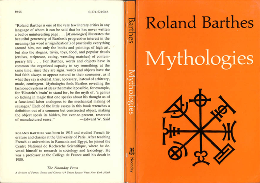Roland Barthes – Mythologies