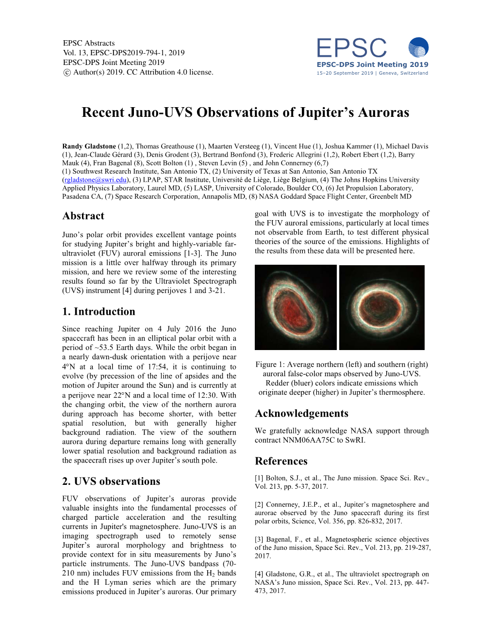 Recent Juno-UVS Observations of Jupiter's Auroras