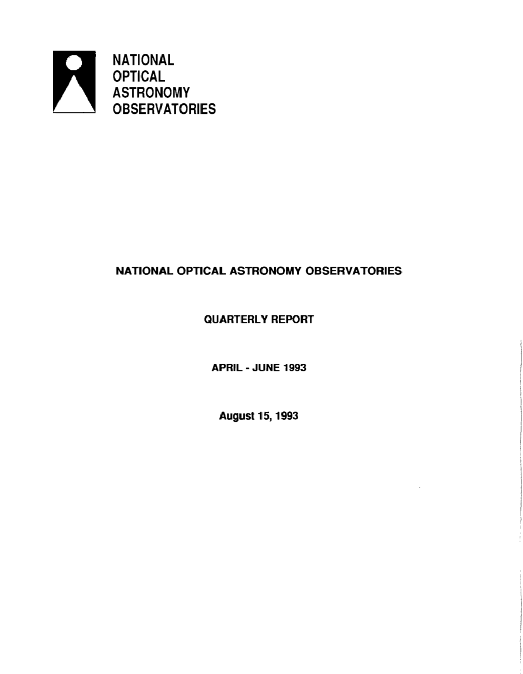 National Optical Astronomy Observatories