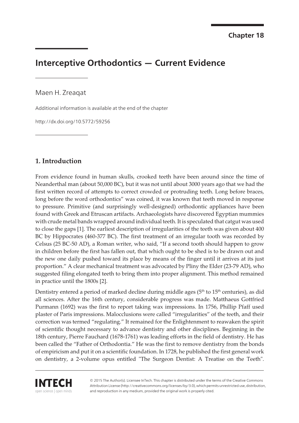 Interceptive Orthodontics — Current Evidence