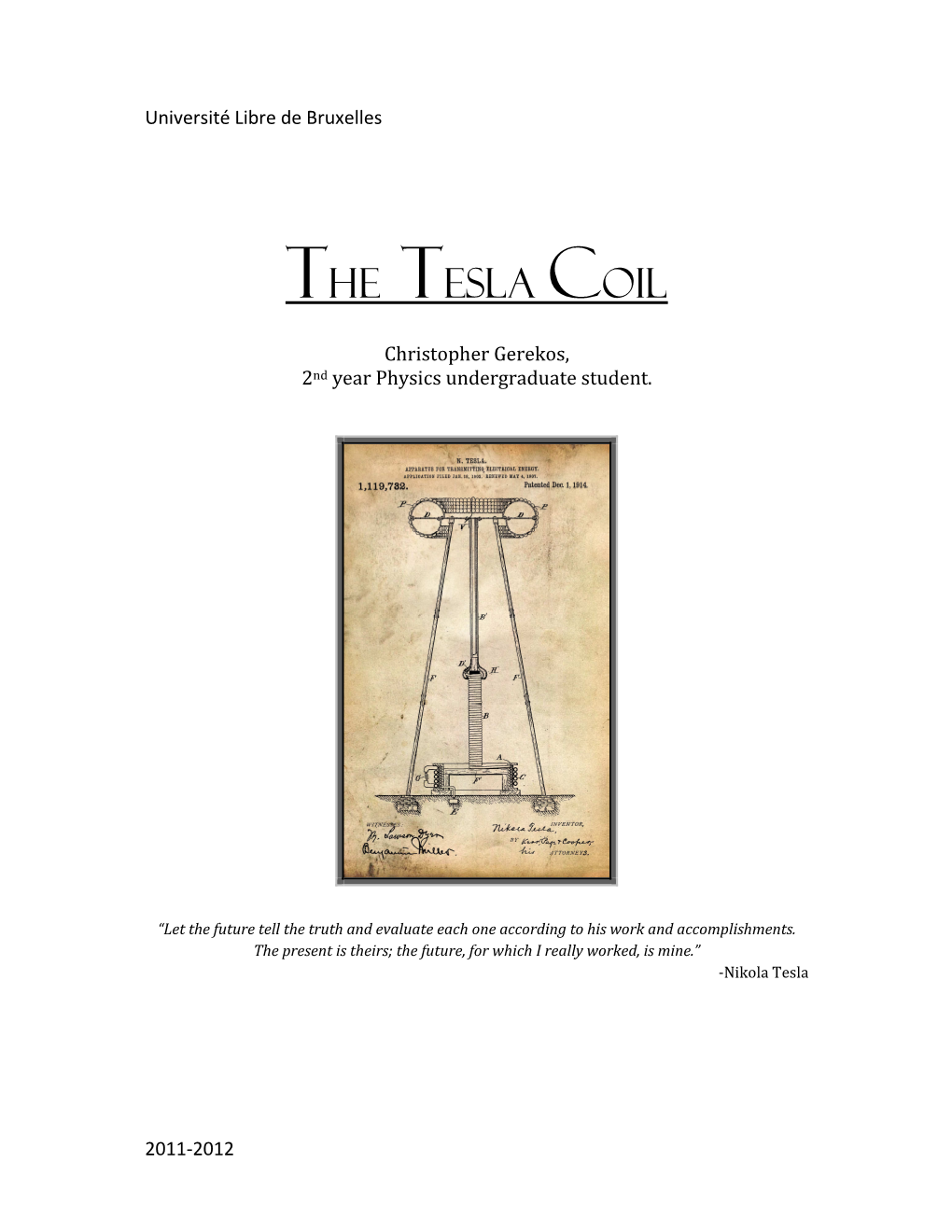 The TESLA Coil