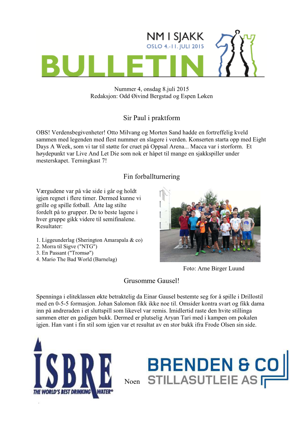 Bulletin Nr 4