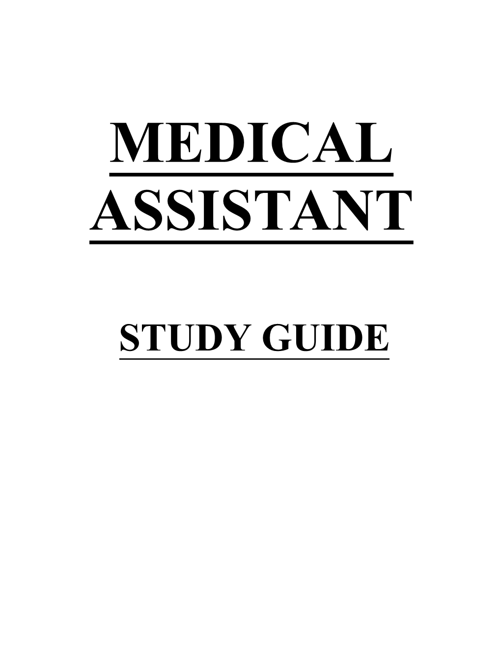 Medical Assistant