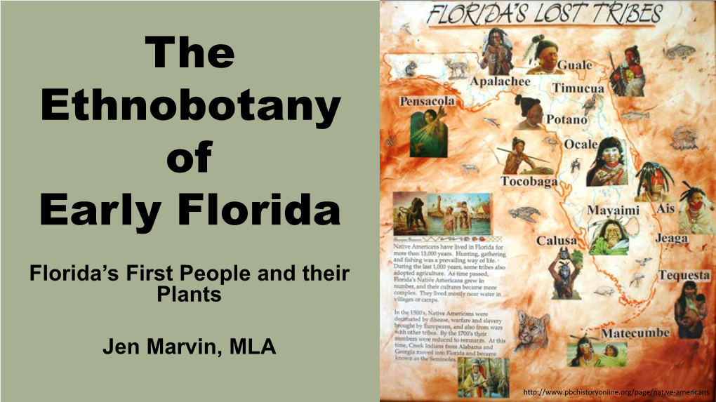 The Ethnobotany of Early Florida