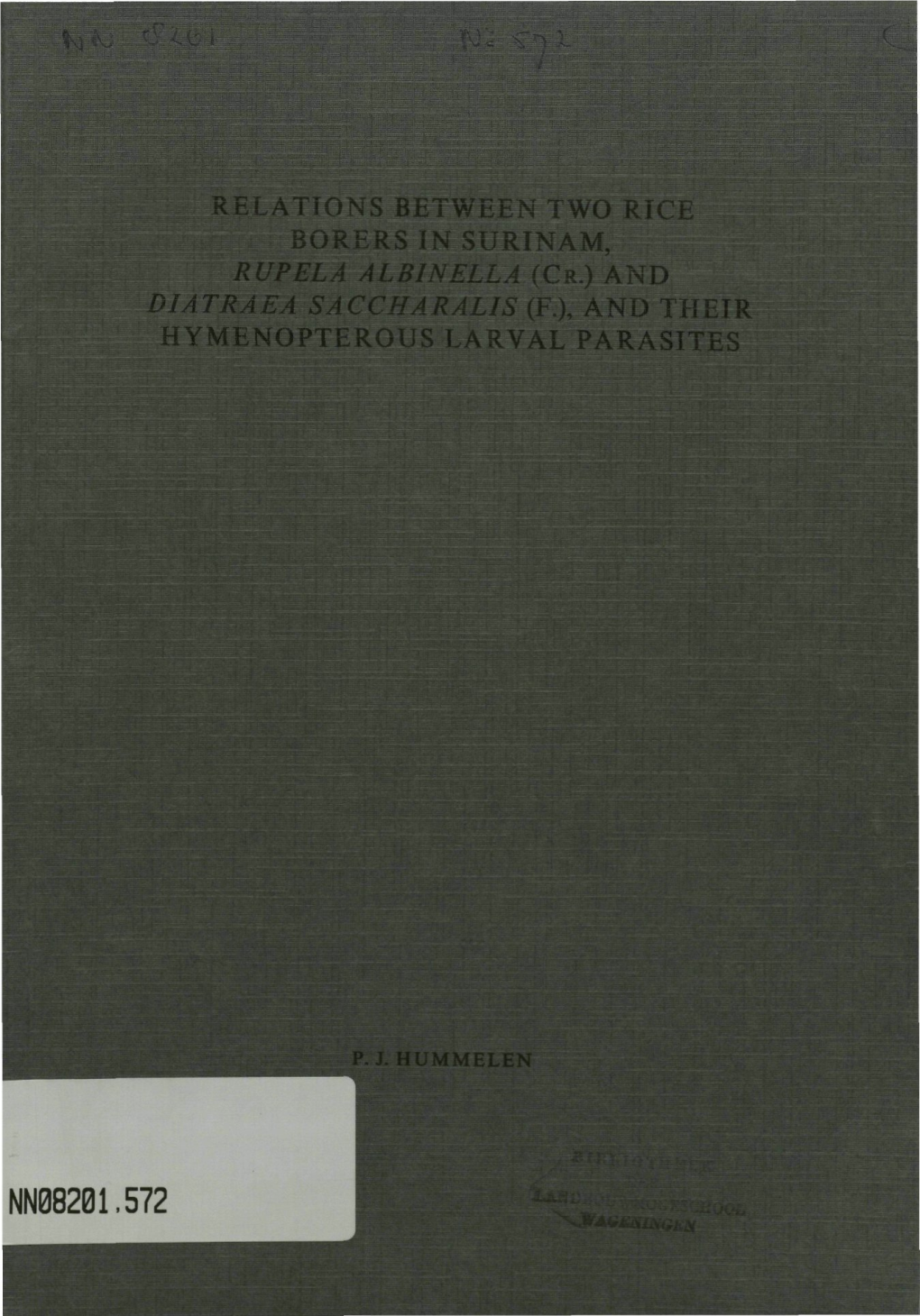 Nn08201,572 633.1 8:632.782:632.937.12.01 :595.792(883) P.J