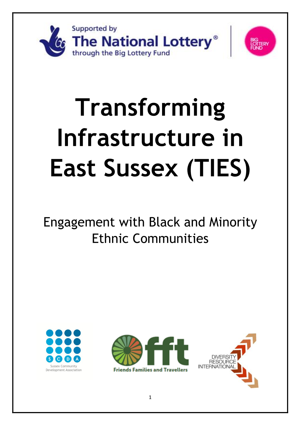 Transforming Infrastructure in East Sussex (TIES)