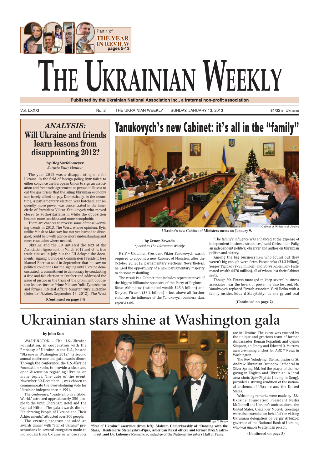 The Ukrainian Weekly 2013, No.2