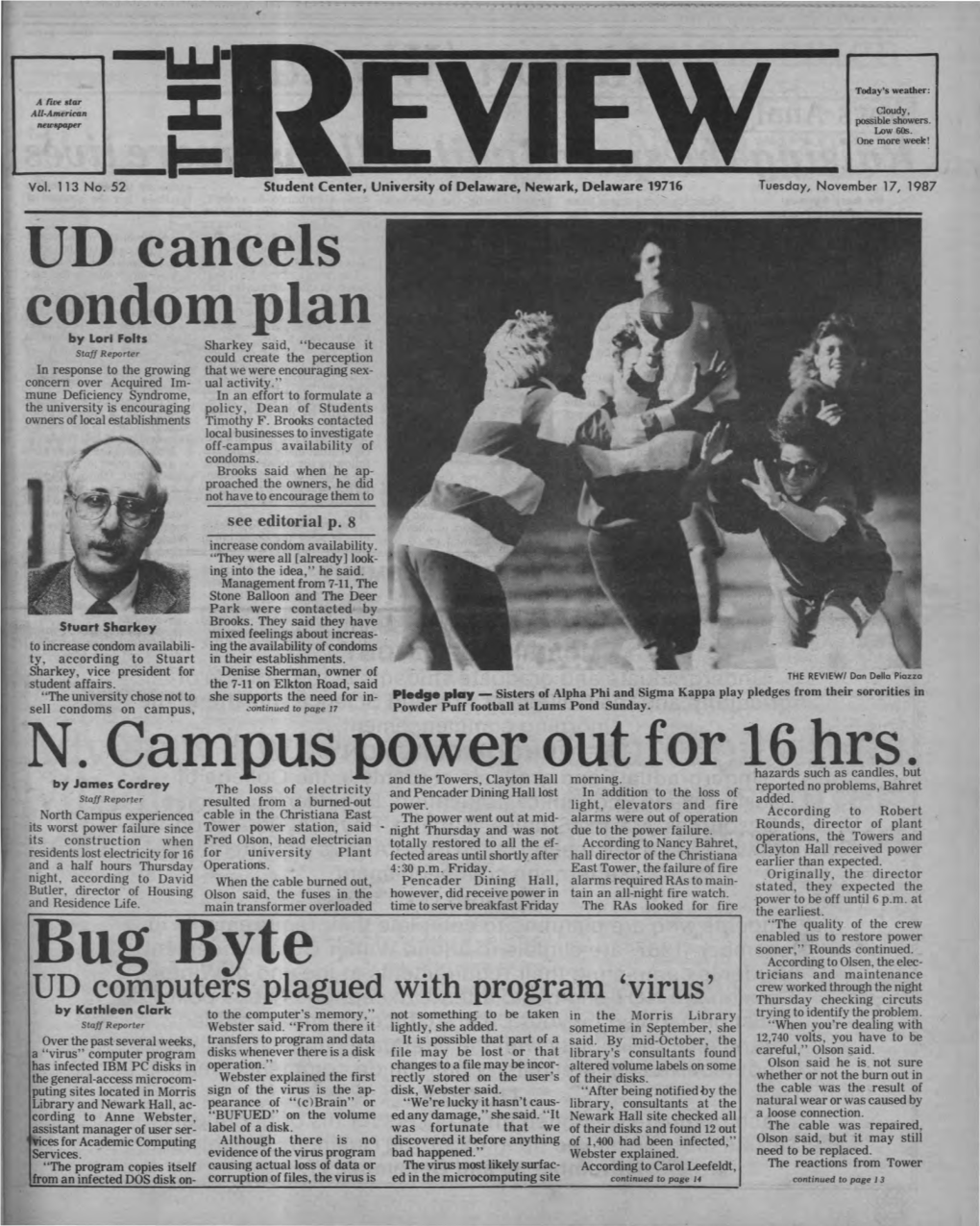 UD Cancels Condom Plan by Lori Folts Sharkey Smd