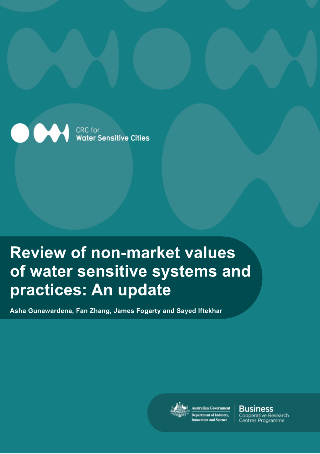 Review of Non-Market Values of Water Sensitive Systems and Practices: an Update