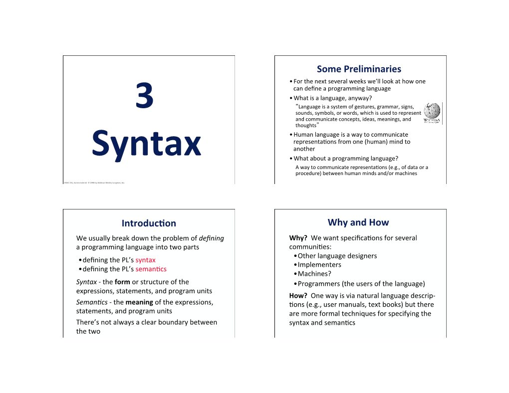 BNF • Syntax Diagrams