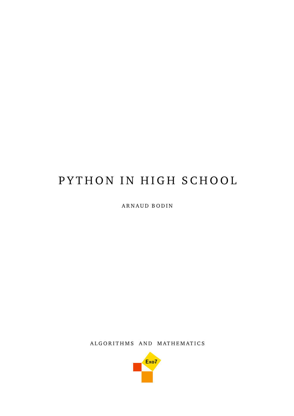 Python in High School