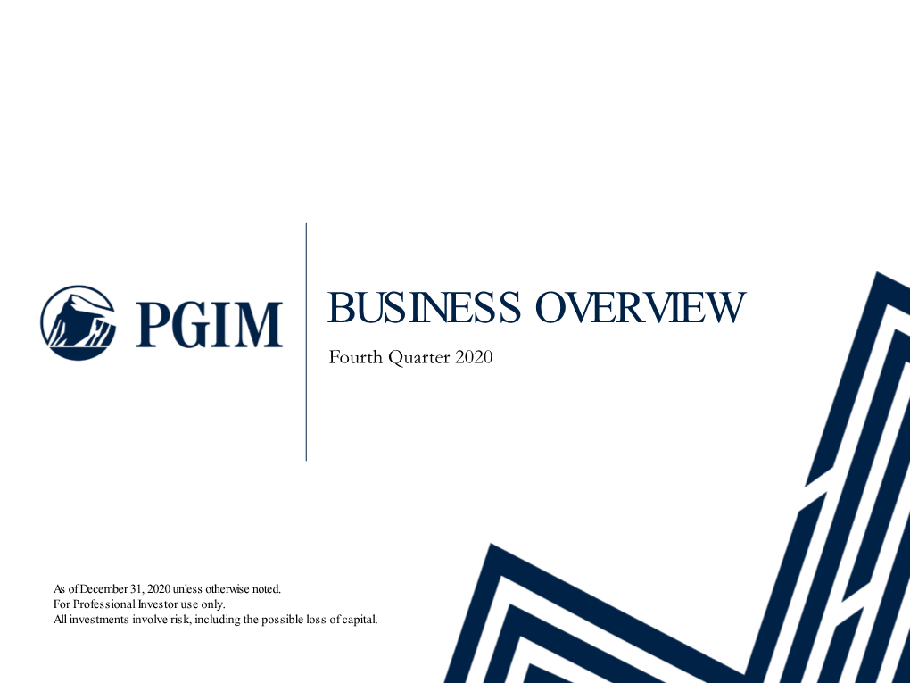 Pgim Marketing Update