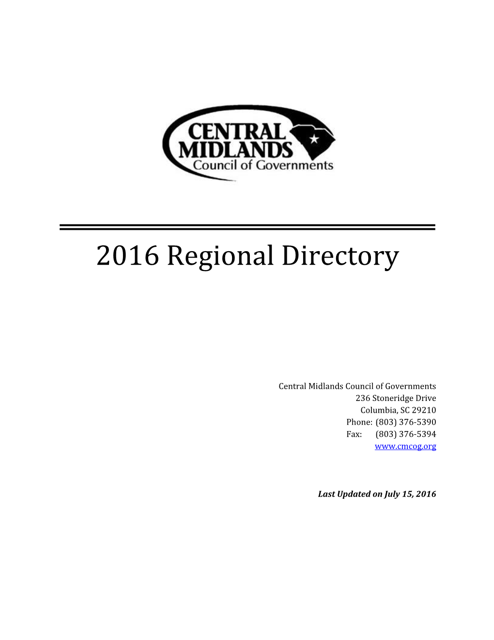 2016 Regional Directory