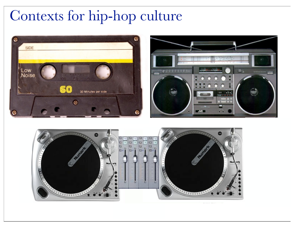 Contexts for Hip-Hop Culture Contexts for Hip-Hop Culture