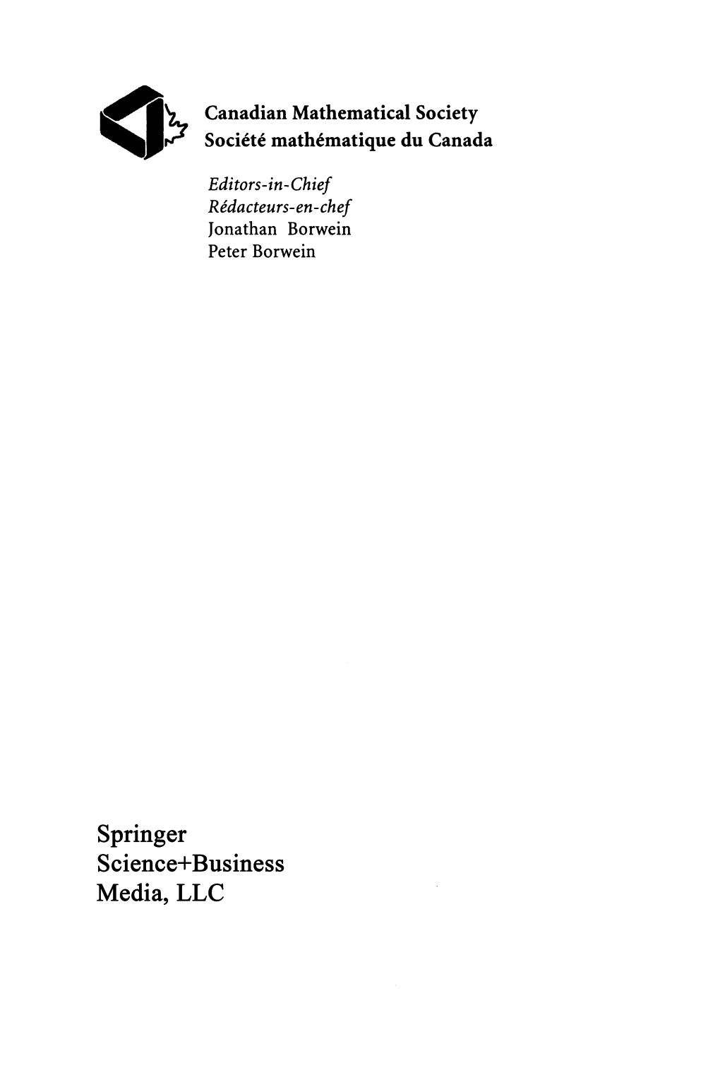 Springer Science+ Business Media