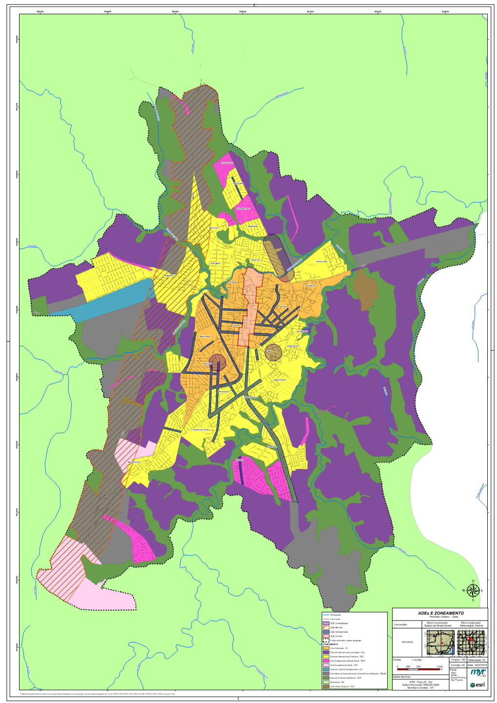 Ades E ZONEAMENTO Perímetro Urbano - Sede Arruamento