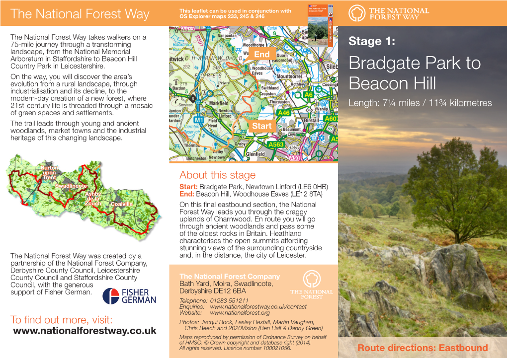 Bradgate Park to Beacon Hill