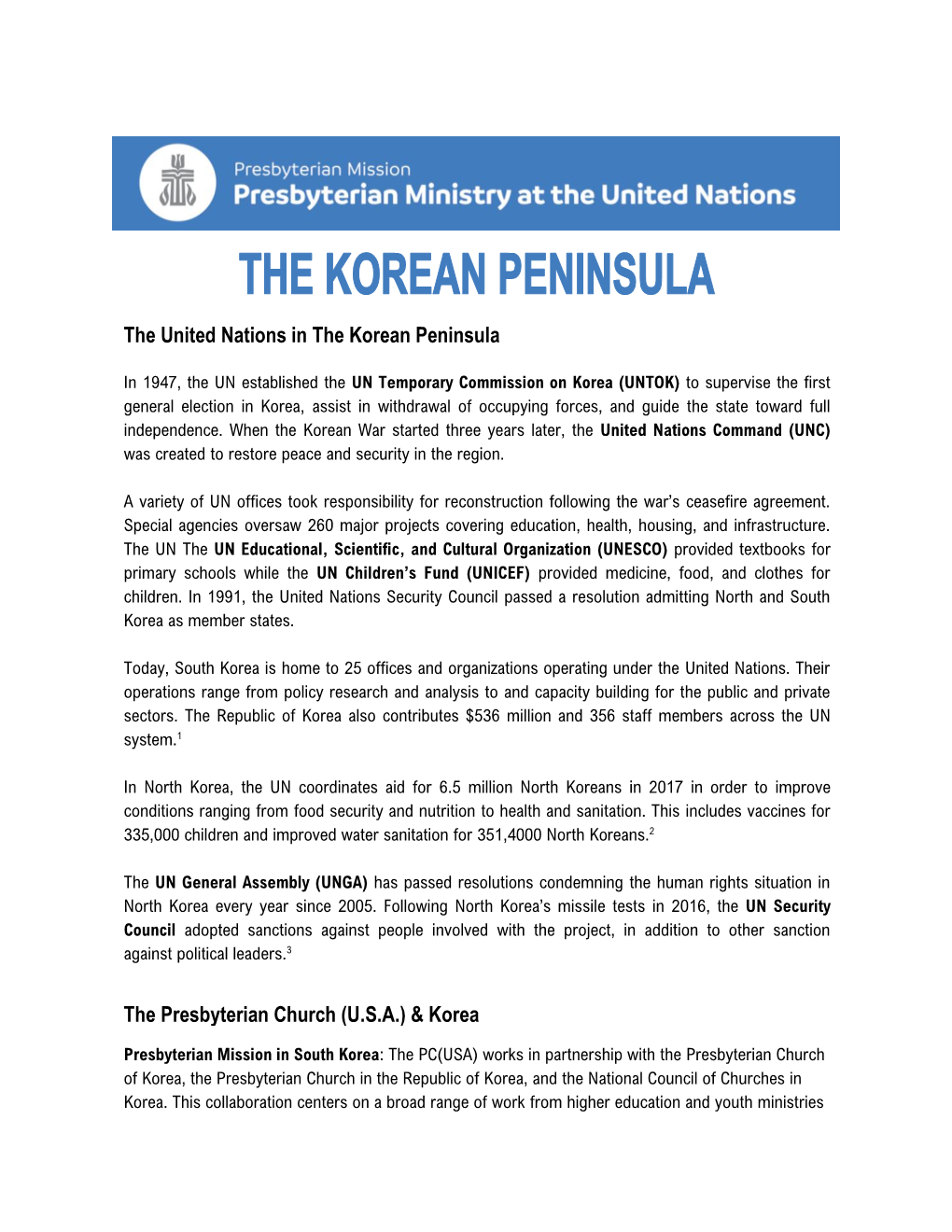 Korean Peninsula