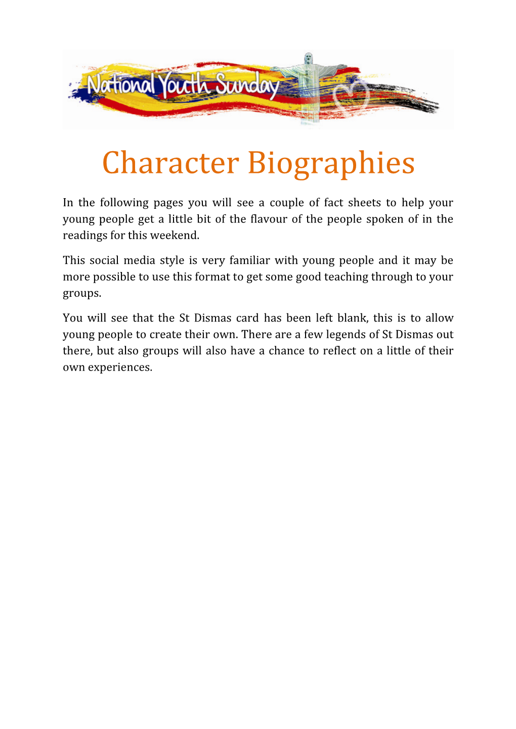 Character Biographies