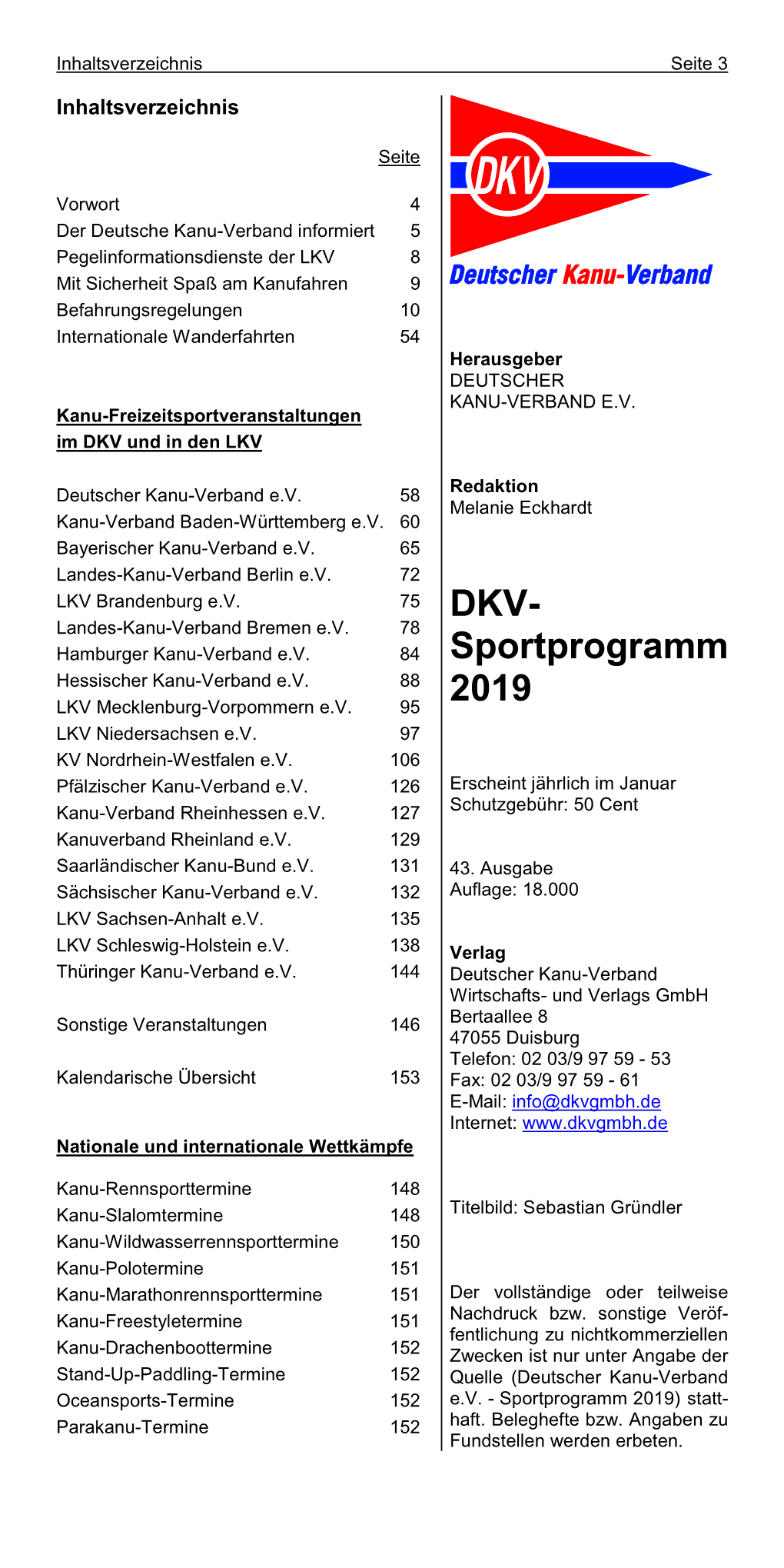 DKV- Sportprogramm 2019