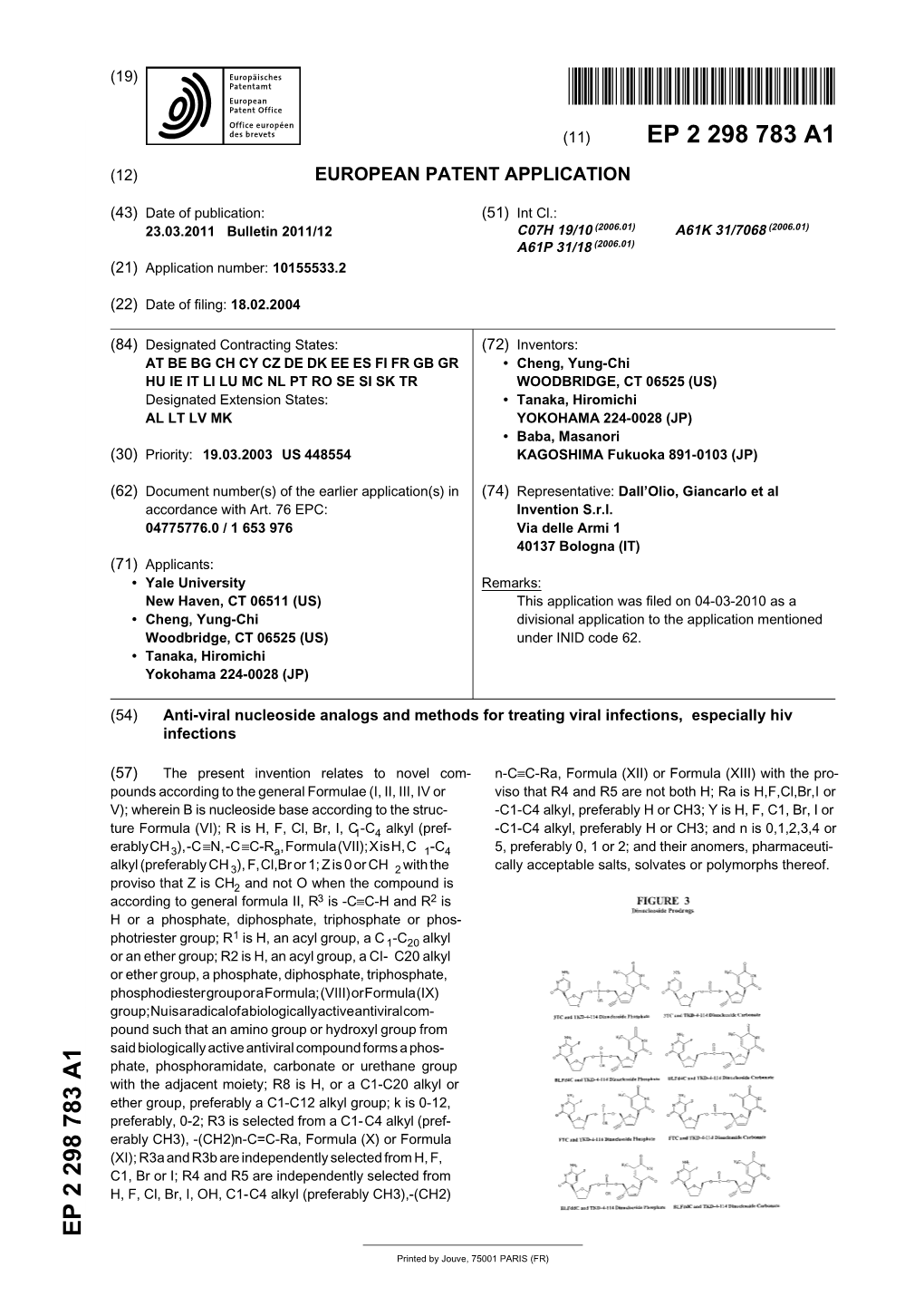 Anti-Viral Nucleoside Analogs and Methods for Treating Viral Infections, Especially Hiv Infections