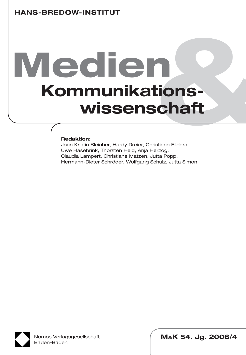 Kommunikations- Wissenschaft