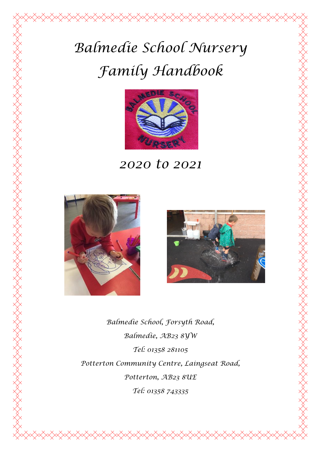 Balmedie School Nursery Family Handbook 2020 to 2021