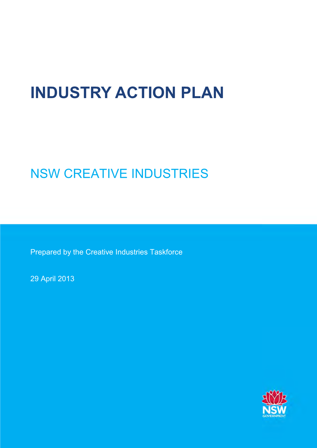 NSW Creative Industries: Action Plan