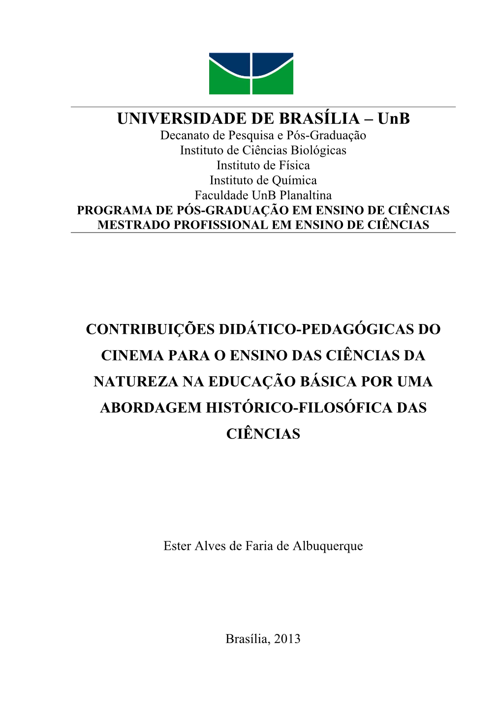 Universidade De Brasília –