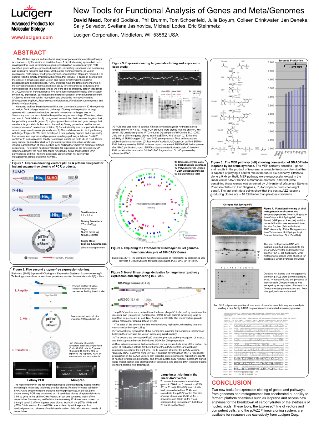 New Tools for Functional Analysis of Genes and Meta/Genomes