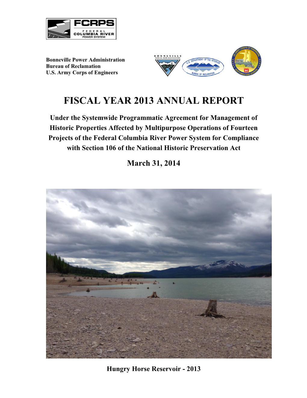 FY2013 FCRPS Annual Report