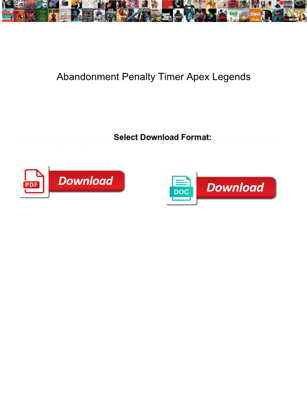 Abandonment Penalty Timer Apex Legends