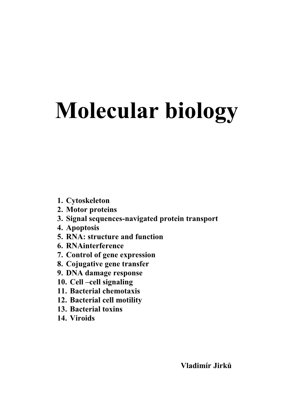 Molecular Biology