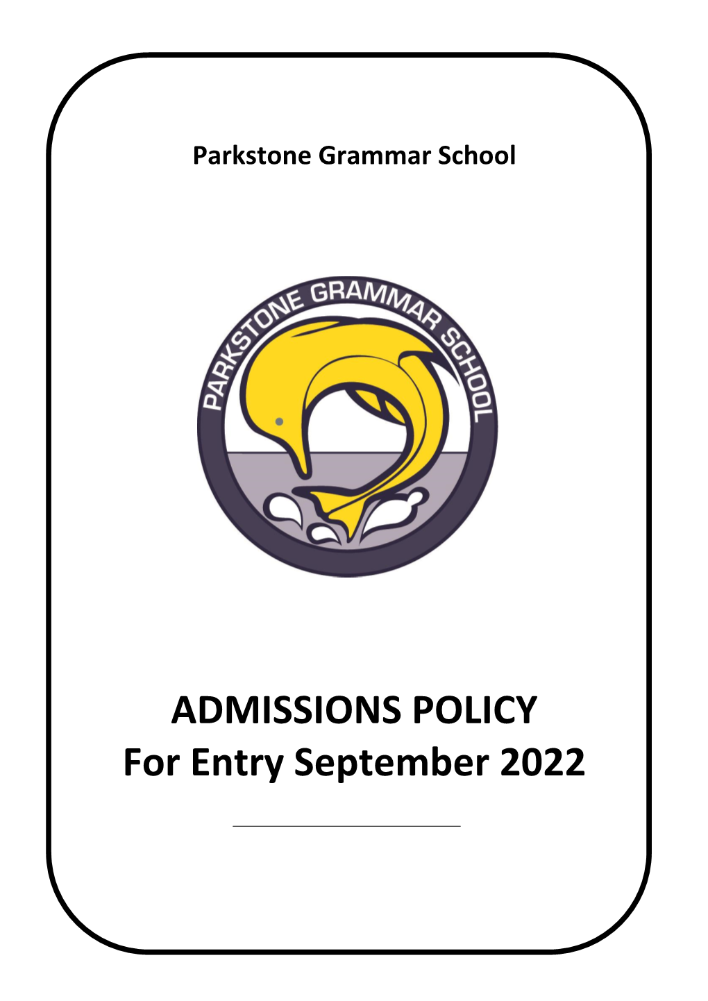 Admissions Arrangements