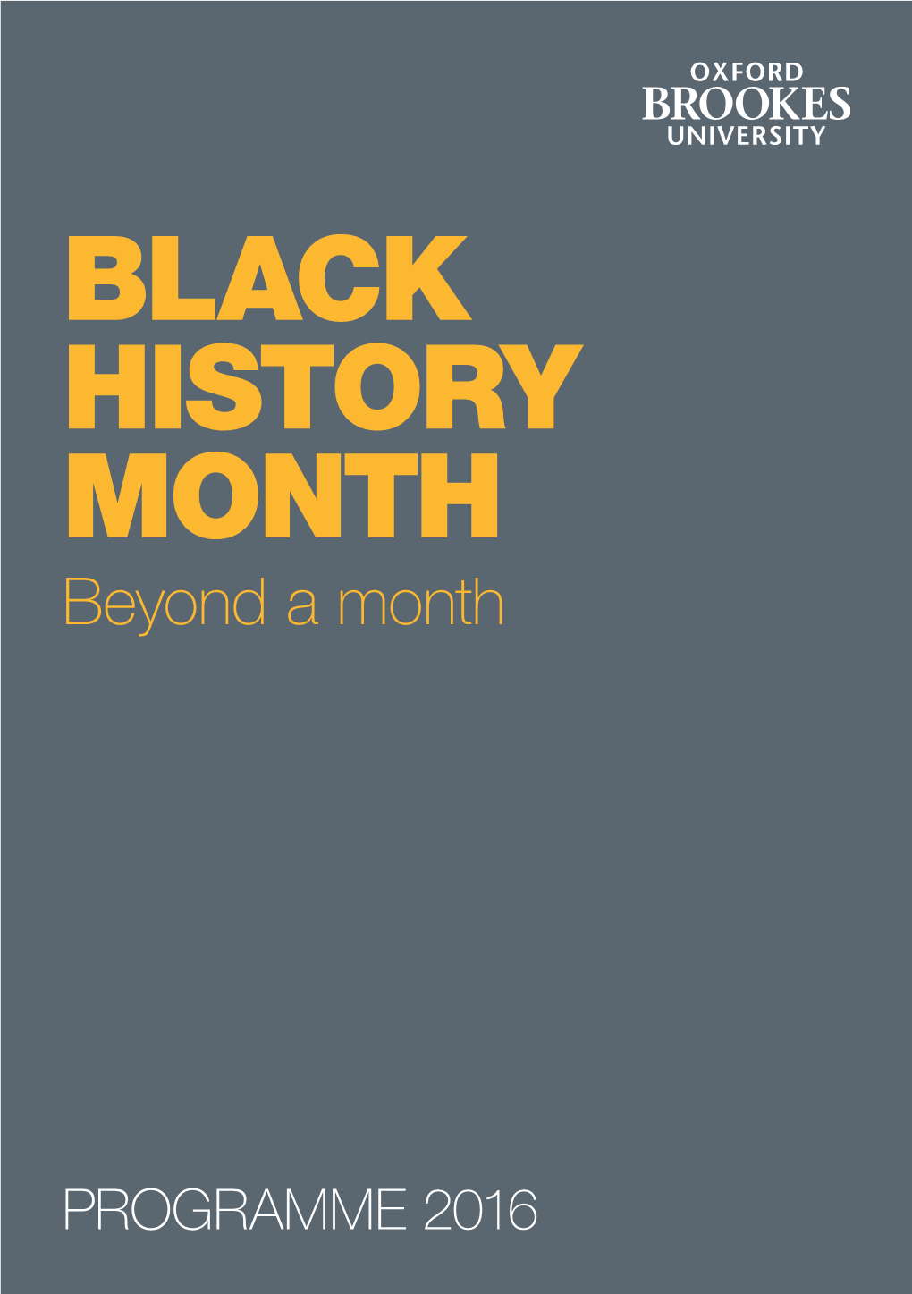 BLACK HISTORY MONTH Beyond a Month