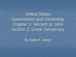 1-2 Greek Democracy