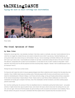 The Cruel Optimism of Cheer by Emma Cohen