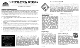 REVELATION WEEKLY in Honor of the Life and Legacy of Reverend Dr