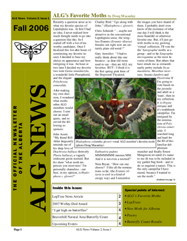 Fall 2006, Volume 2 – Issue 1