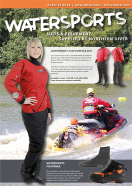 Watersports Suits & Equipment Brochure